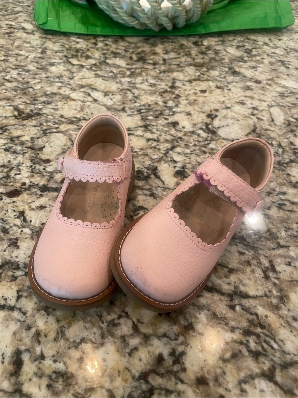 Elephantito Pale Pink Mary Jane Dress Shoes